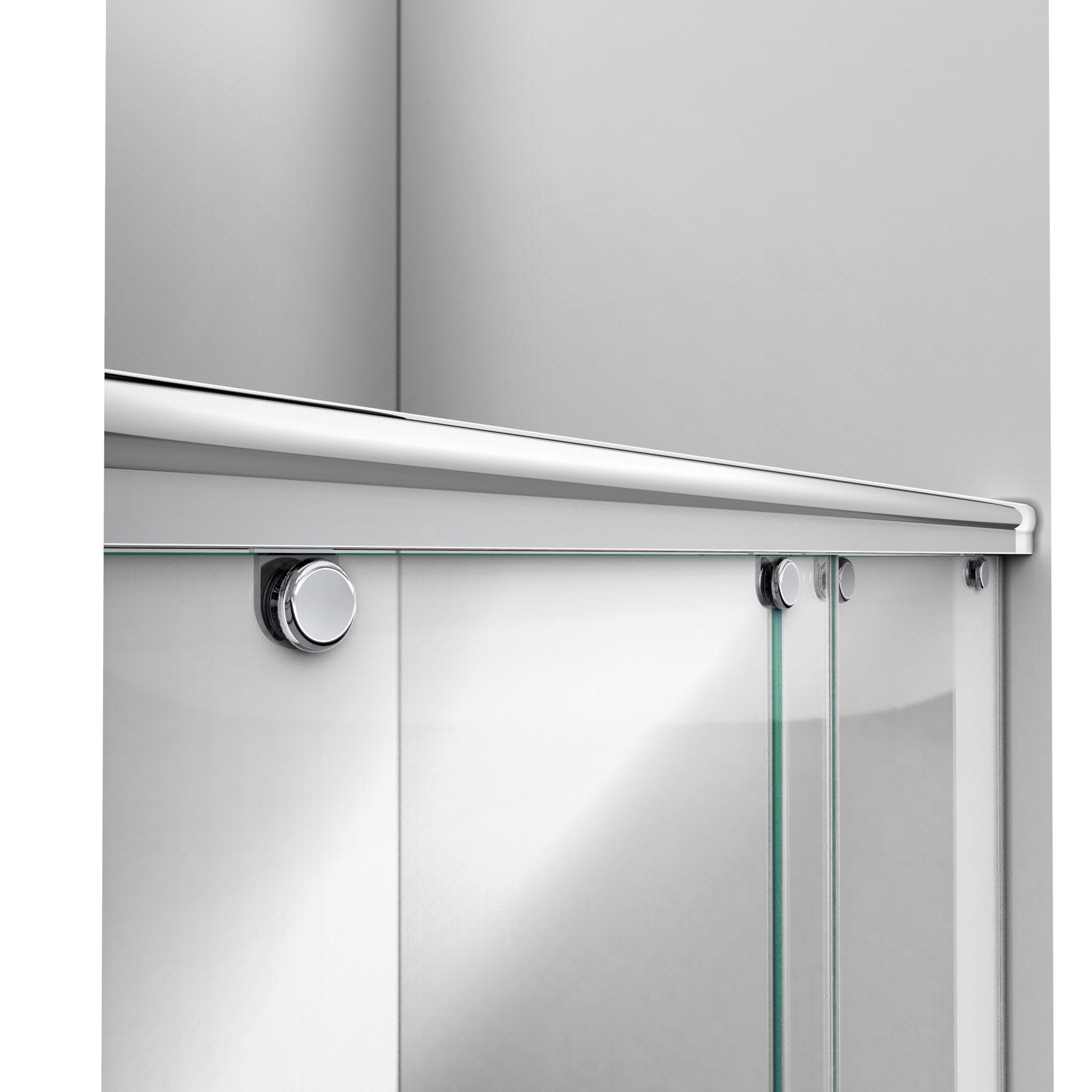 DreamLine Charisma 36 in. D x 60 in. W x 78 3/4 in. H Frameless Bypass Shower Door and Base Only