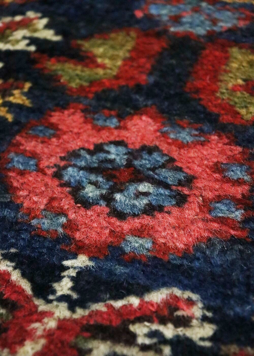 Handmade Antique Kurd Tribal Rug - Authentic Traditional Handwoven Wool Carpet for Home Decor, Living Room, Bedroom & Office | J67893