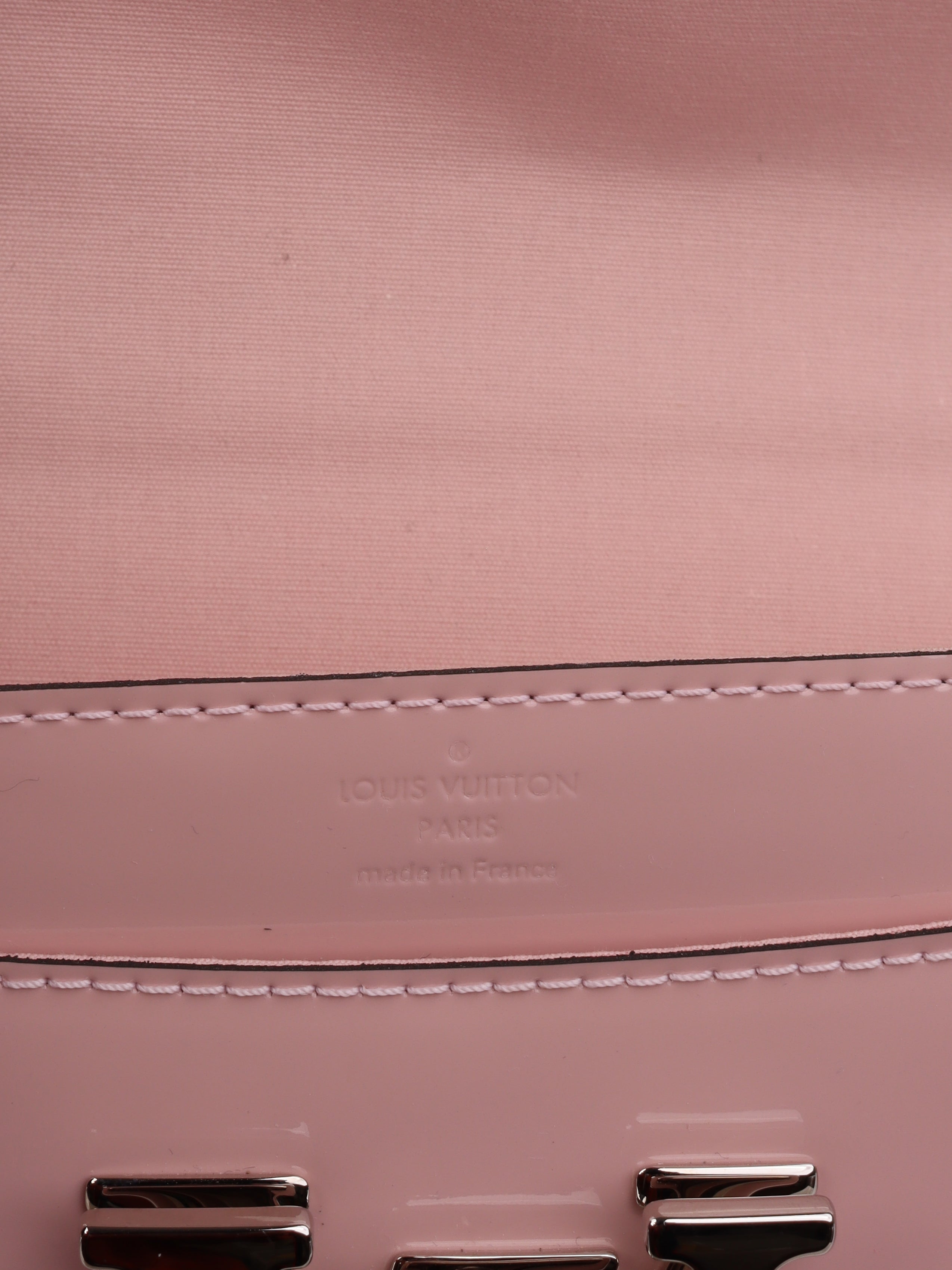 Authentic Louis Vuitton Rose Ballerine Vernis Louise MM Handbag - Luxury Leather Crossbody Bag for Women | Perfect for Work, Date Night & Special Occasions