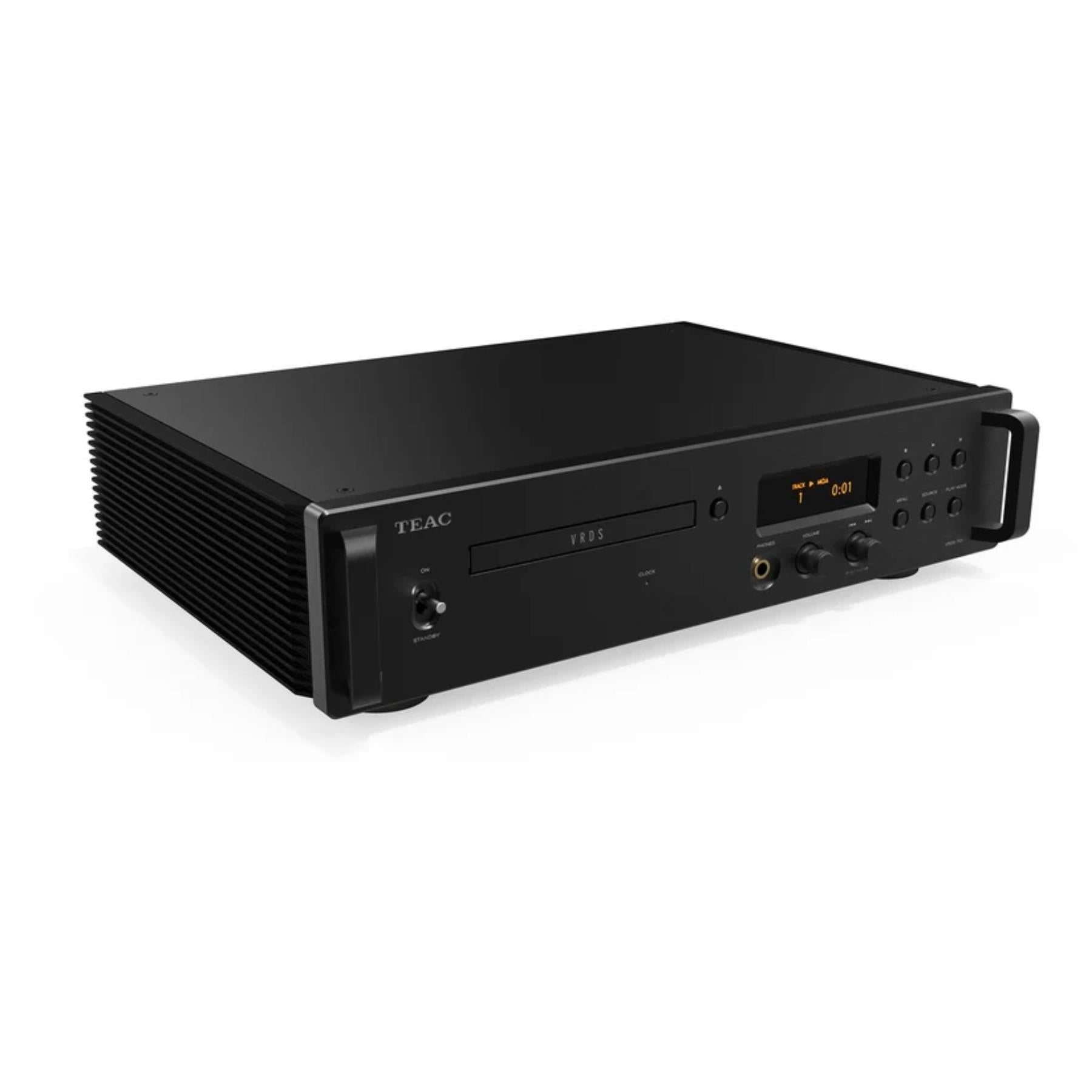 TEAC VRDS-701 High-End Dual Monaural USB DAC CD Player with Preamp & Headphone Amp - Perfect for Audiophiles & Home Theater Systems