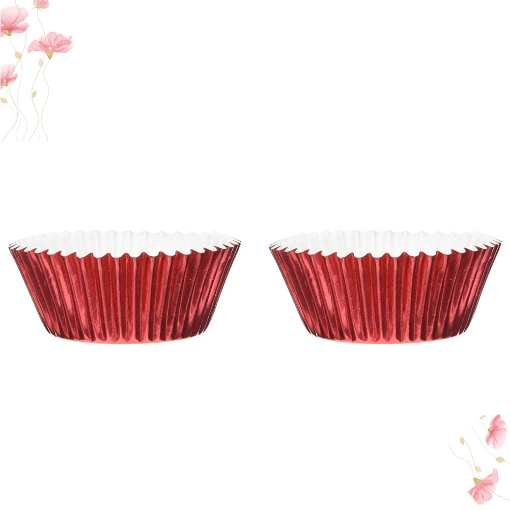DOITOOL 200 Pcs Disposable Dessert Cups - Eco-Friendly Paper Baking Liners for Cupcakes, Muffins & Candy - Perfect for Parties, Weddings & Home Baking (2.5 Inch)