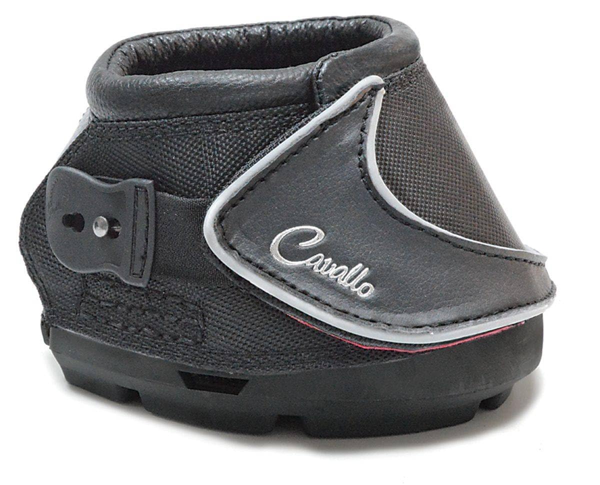Cavallo Simple Slim Hoof Boots for Horses - Size 01 Black | Lightweight & Durable Horse Hoof Protection | Perfect for Trail Riding, Barefoot Trimming & Lameness Recovery