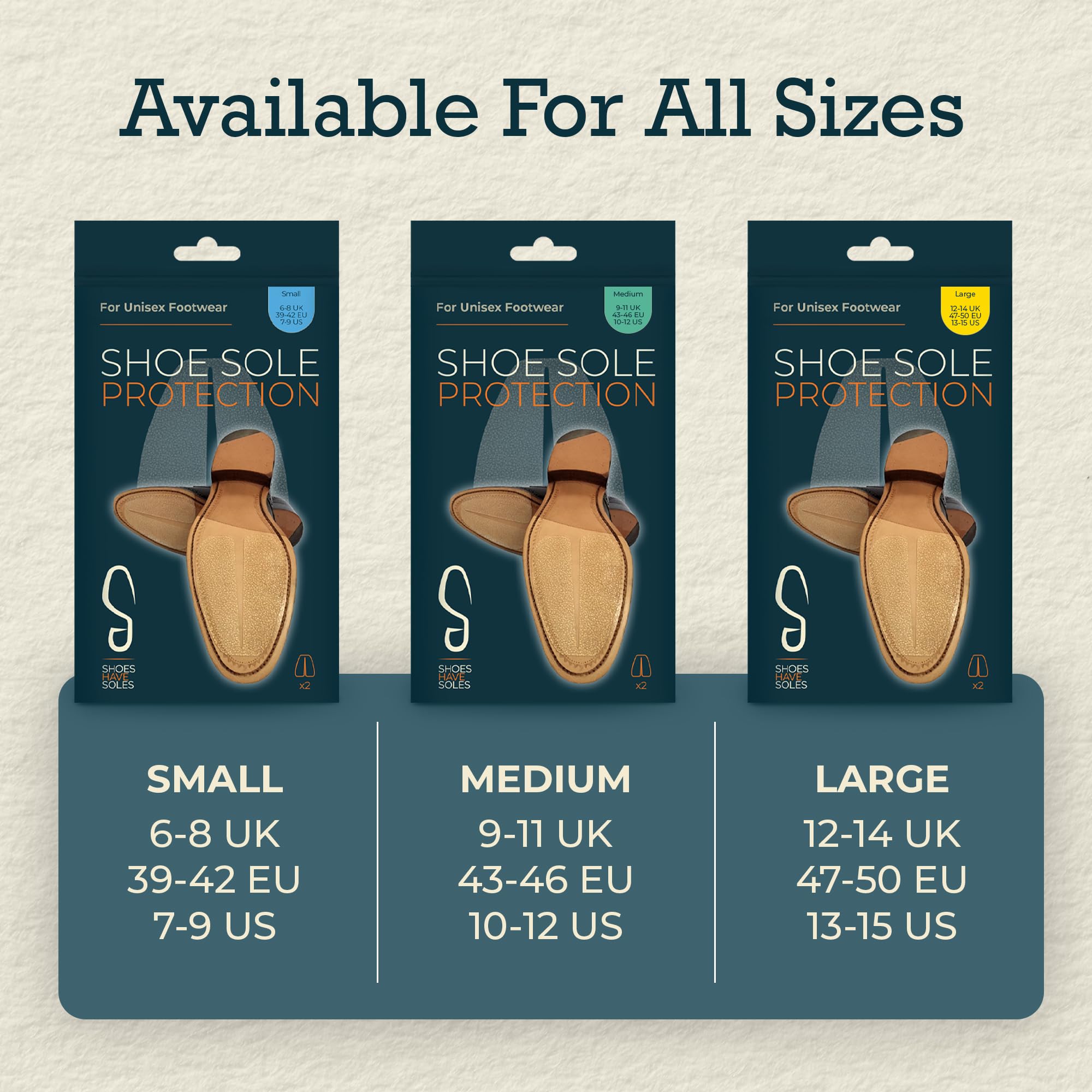 Transparent Anti-Slip Sole Protectors for Shoes - Non-Slip Shoe Grips for Men & Women (US 7-9/EU 39-42) - Durable Shoe Sole Protectors to Prevent Wear & Reduce Resoling Costs - Perfect for Work, Running & Daily Wear