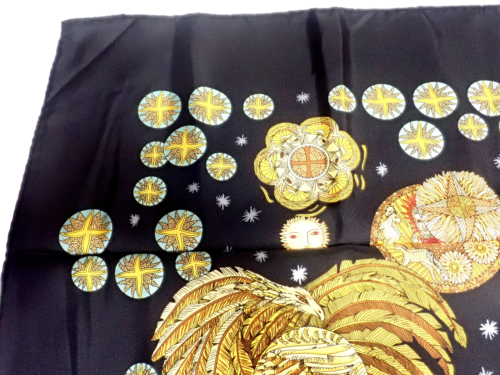 Authentic Hermes Le Roy Soleil The Sun King Vintage 90cm Silk Scarf - Rare Collectible Luxury Scarf for Women, Perfect for Elegant Outfits & Special Occasions