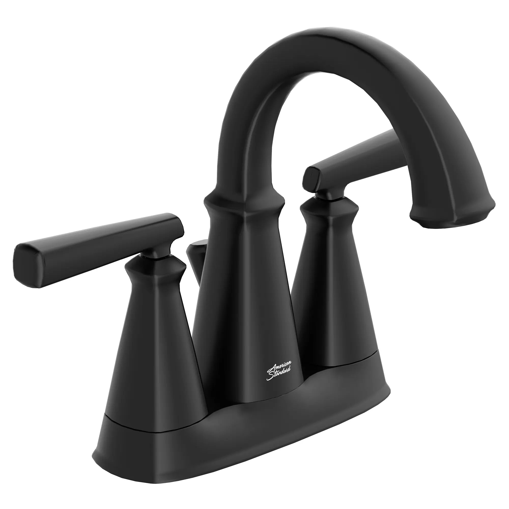 Edgemere® 4 Inch Centerset 2 Handle Bathroom Faucet - 1.2 GPM/4.5 LPM Water Flow - Chrome Finish - Lever Handles - Perfect for Bathroom Sink Vanity and Powder Room Renovation