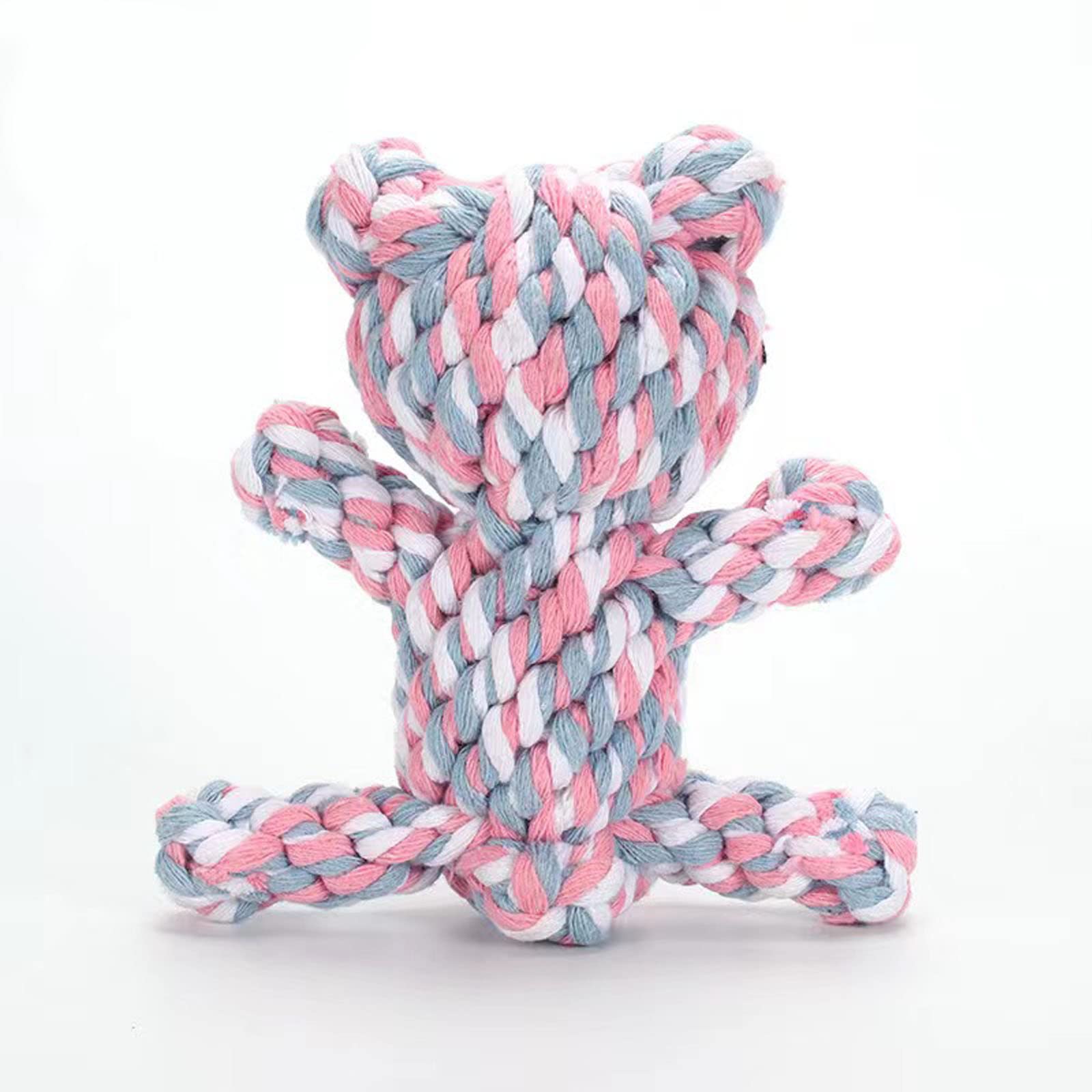 Durable Puppy Teething Chew Toys for Dogs - Safe Braided Rope Dog & Cat Chew Toys | Natural Pet Dental Health Toys | Handmade Dog Gift for Puppies & Adult Dogs - Perfect for Indoor Play, Training & Teething Relief