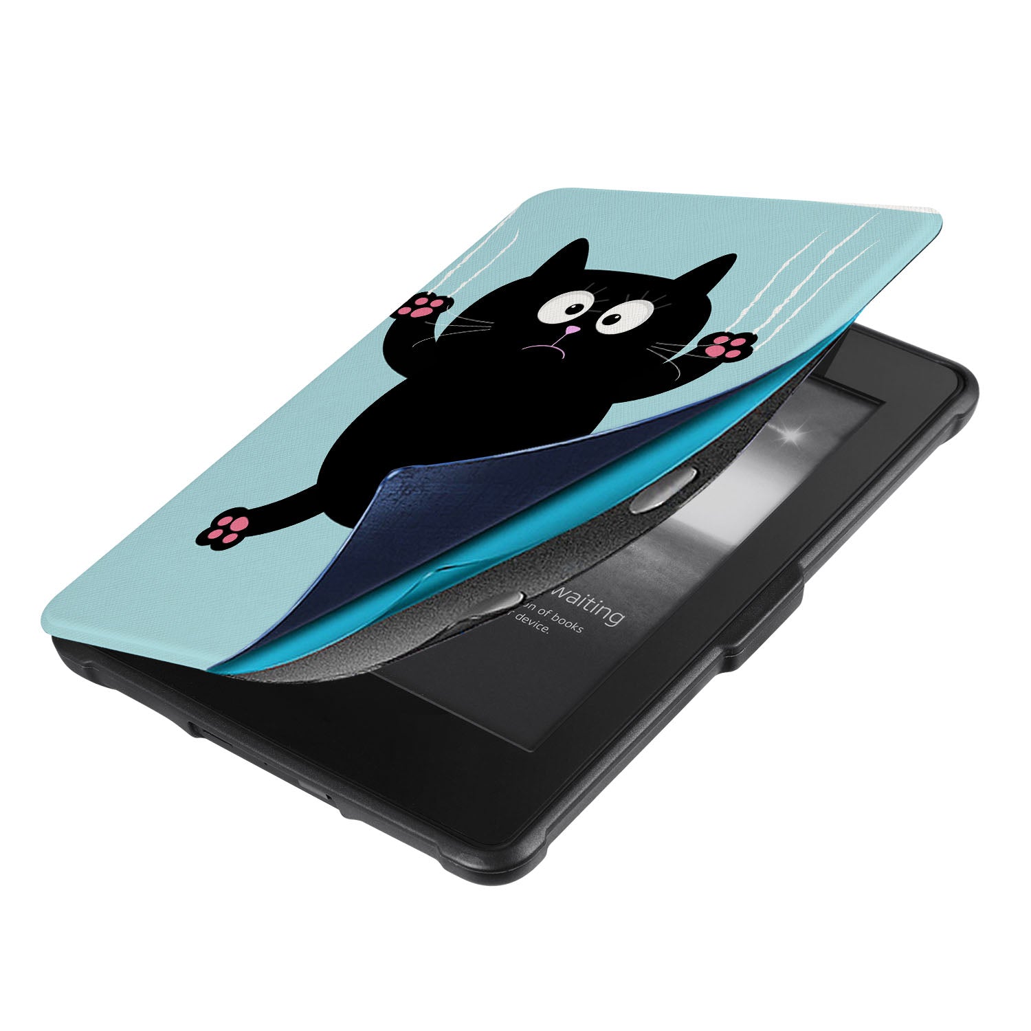 Premium Kindle Case with Cute Cat & Kitty Design - Waterproof & Lightweight Cover for Kindle Paperwhite/Oasis - Perfect for Reading at Home, Travel & Gifts
