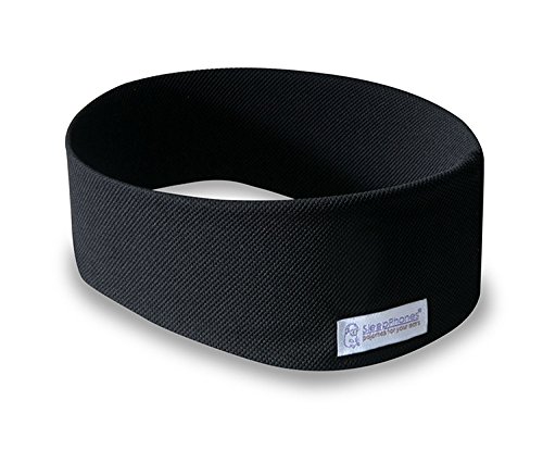 SleepPhones ASMR Wireless Headband - Ultra Soft Breeze Fabric with Built-in 8-Hour Relaxing ASMR Sounds | Comfortable Sleeping Headphones for Meditation, Yoga & Stress Relief | Perfect for Nighttime Use & Travel (Medium, Black)