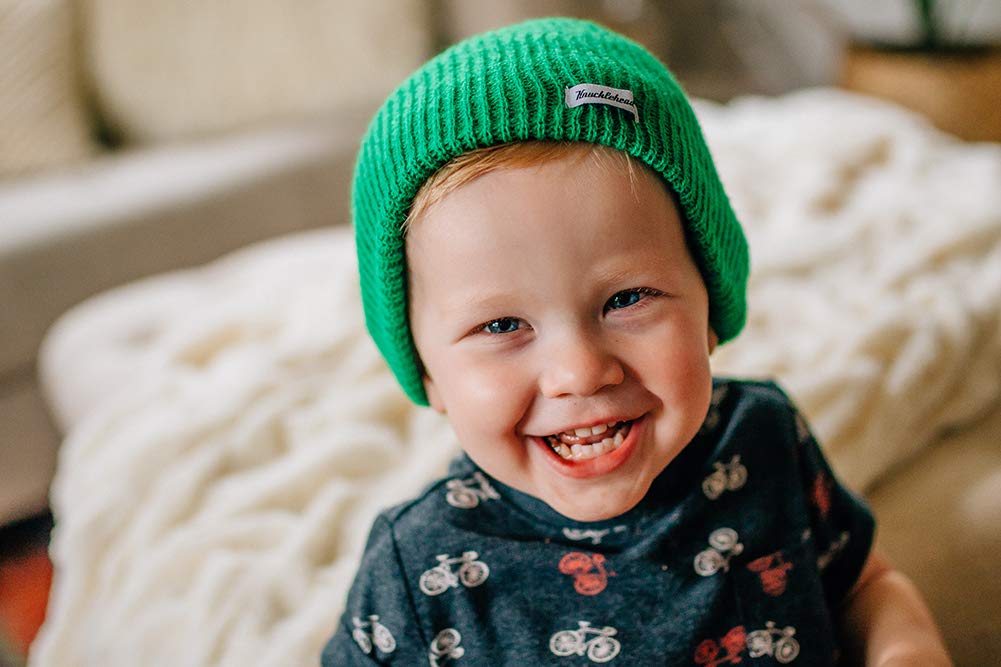 Born to Love Baby Boy's Striped Beanie Hat - Soft Knit Winter Newborn Cap for Infants 0-24 Months | Perfect for Cold Weather, Photo Shoots & Outdoor Adventures