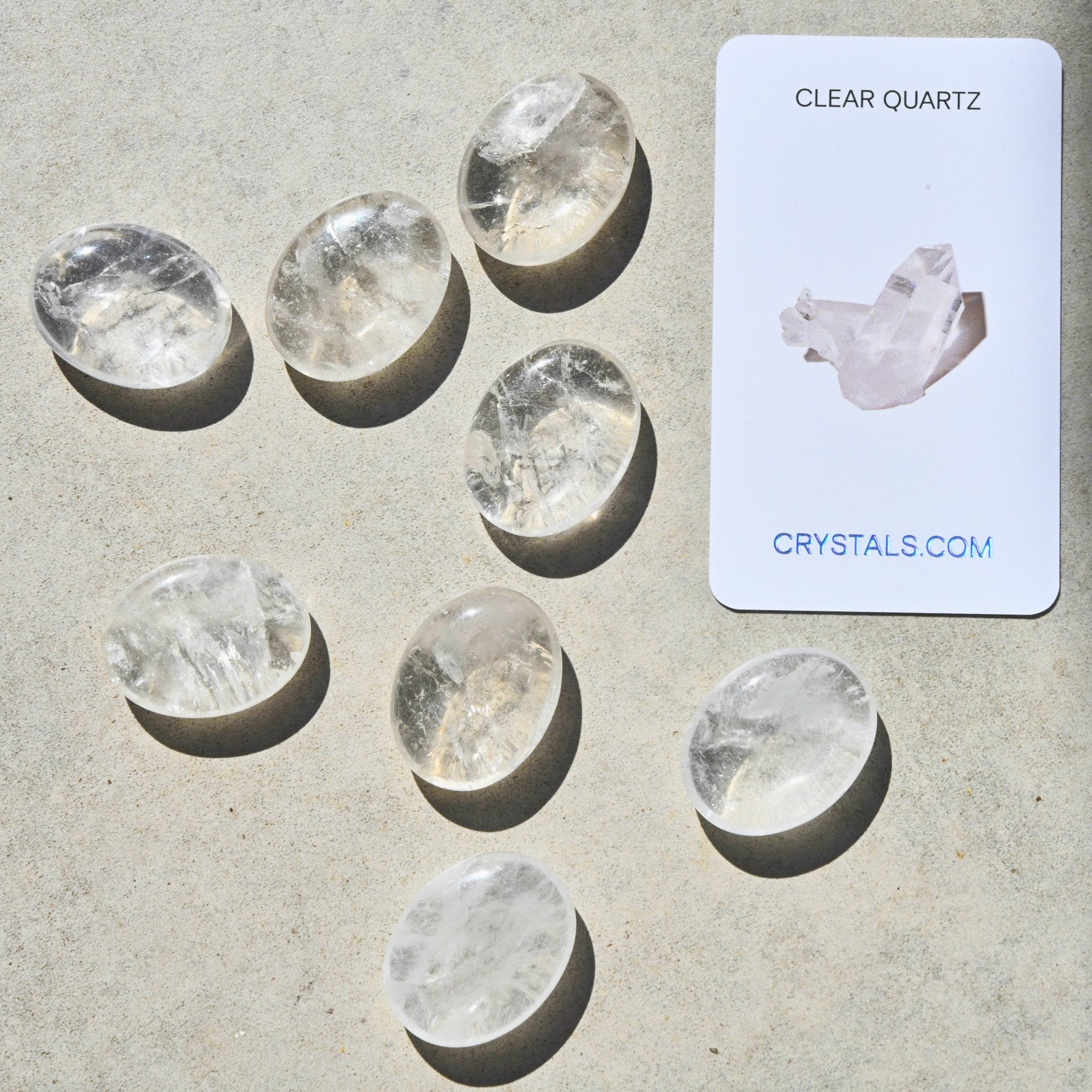 Natural Healing Quartz Palm Stone - Reiki Meditation, Stress Relief & Chakra Balancing - Perfect for Yoga, Mindfulness & Spiritual Practices