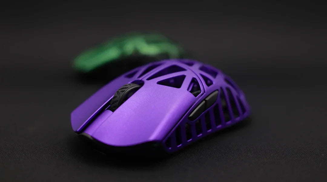 WLmouse Beast X Max Magnesium Wireless Gaming Mouse - Lightweight Ergonomic Design for PC & Mac - Soft Lilac Color - Perfect for FPS, MOBA & Esports Gaming