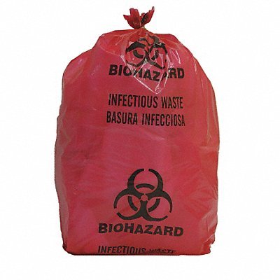 5 Gallon Red Biohazard Bags - Pack of 200 | Medical Waste Disposal | Ideal for Hospitals, Clinics & Laboratories