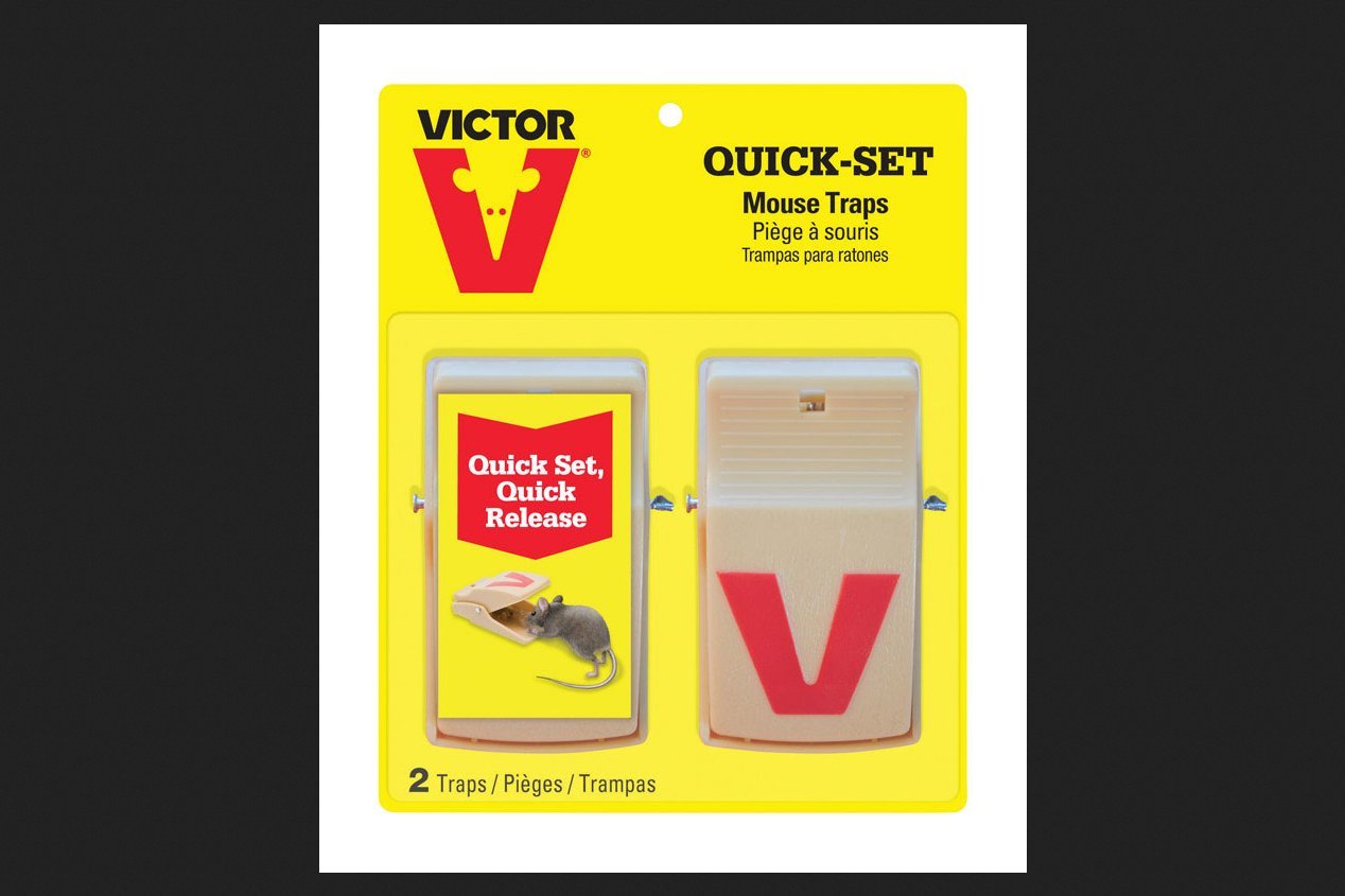 Woodstream M130 Mouse Trap, 2-Pack (6 Packs Total) - Effective Rodent Control for Home, Garage & Basement | Humane Mouse & Rat Traps for Indoor & Outdoor Use