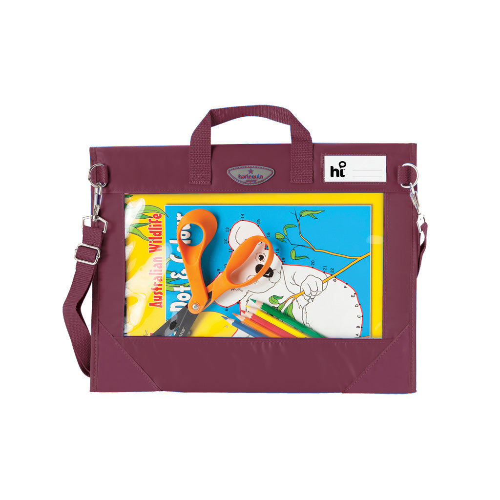 Window Library Bag - Durable & Stylish Book Tote for School, Work & Travel - Perfect for Students, Teachers & Book Lovers