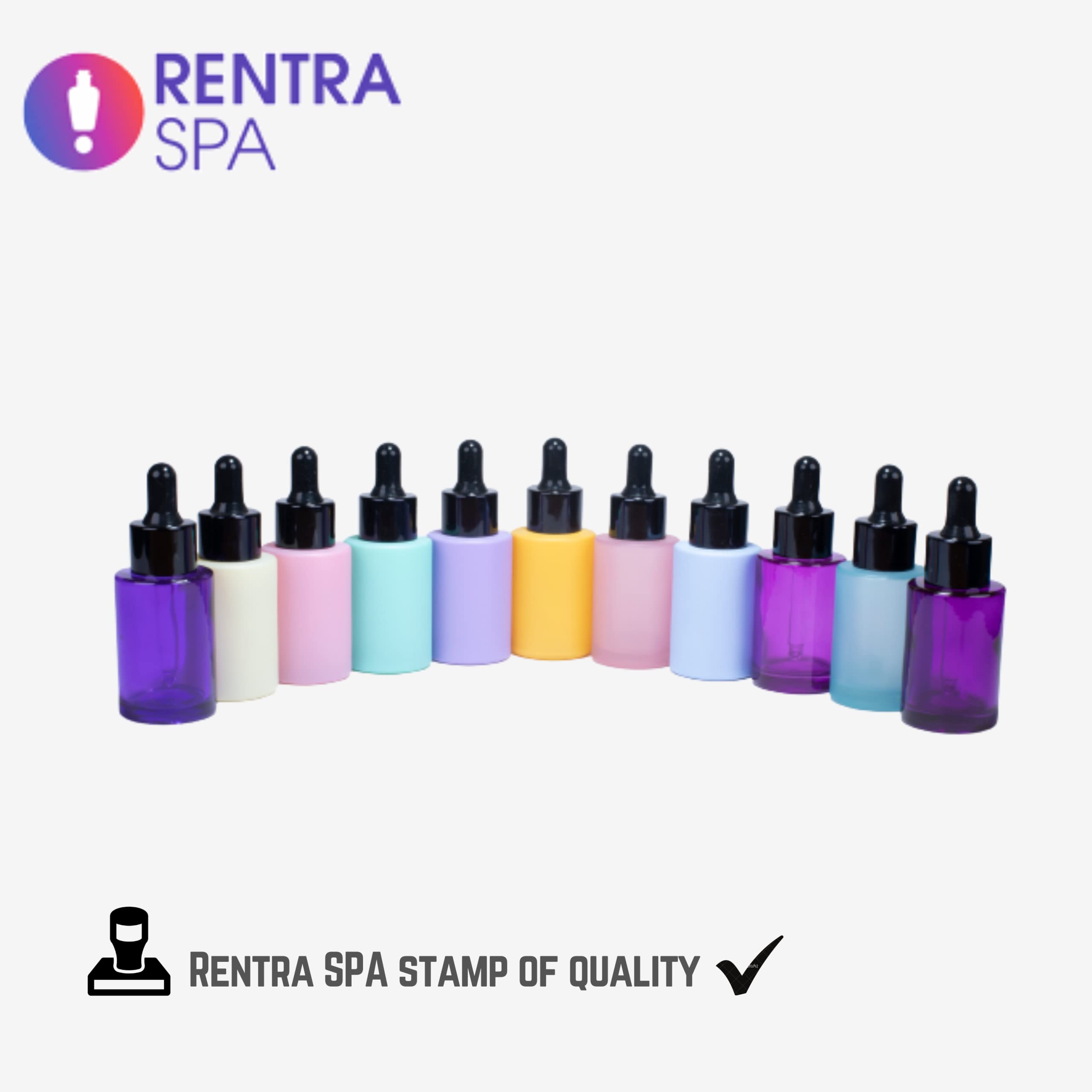 30ml Matte Cyan Glass Bottle with Dropper & Black Cap - 3 Pack for Essential Oils, Carrier Oils, Serums & Cosmetics | Perfect for DIY Beauty, Aromatherapy & Skincare Storage