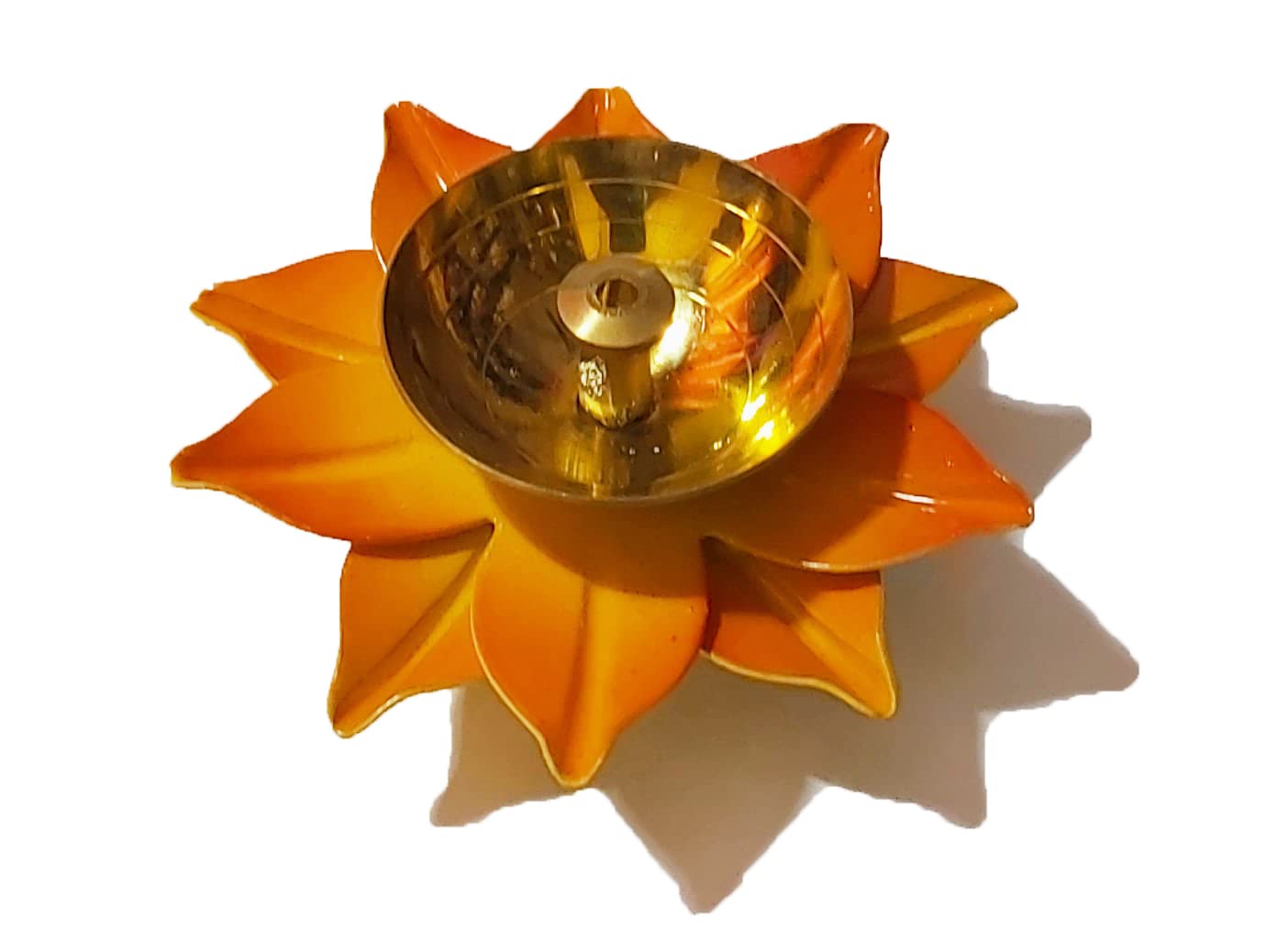 Handcrafted Brass Lotus Diya Oil Lamp - Traditional Deepak for Puja, Home Temple Decor & Spiritual Gifting | Perfect for Diwali, Weddings & Daily Prayer Rituals