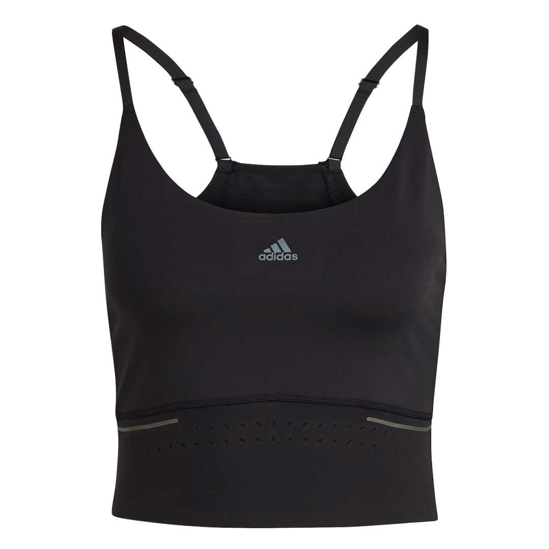 Adidas Women's HIIT 45 Seconds Crop Tank Top - Workout Shirt for Yoga, Running & Gym (Style HK4717)