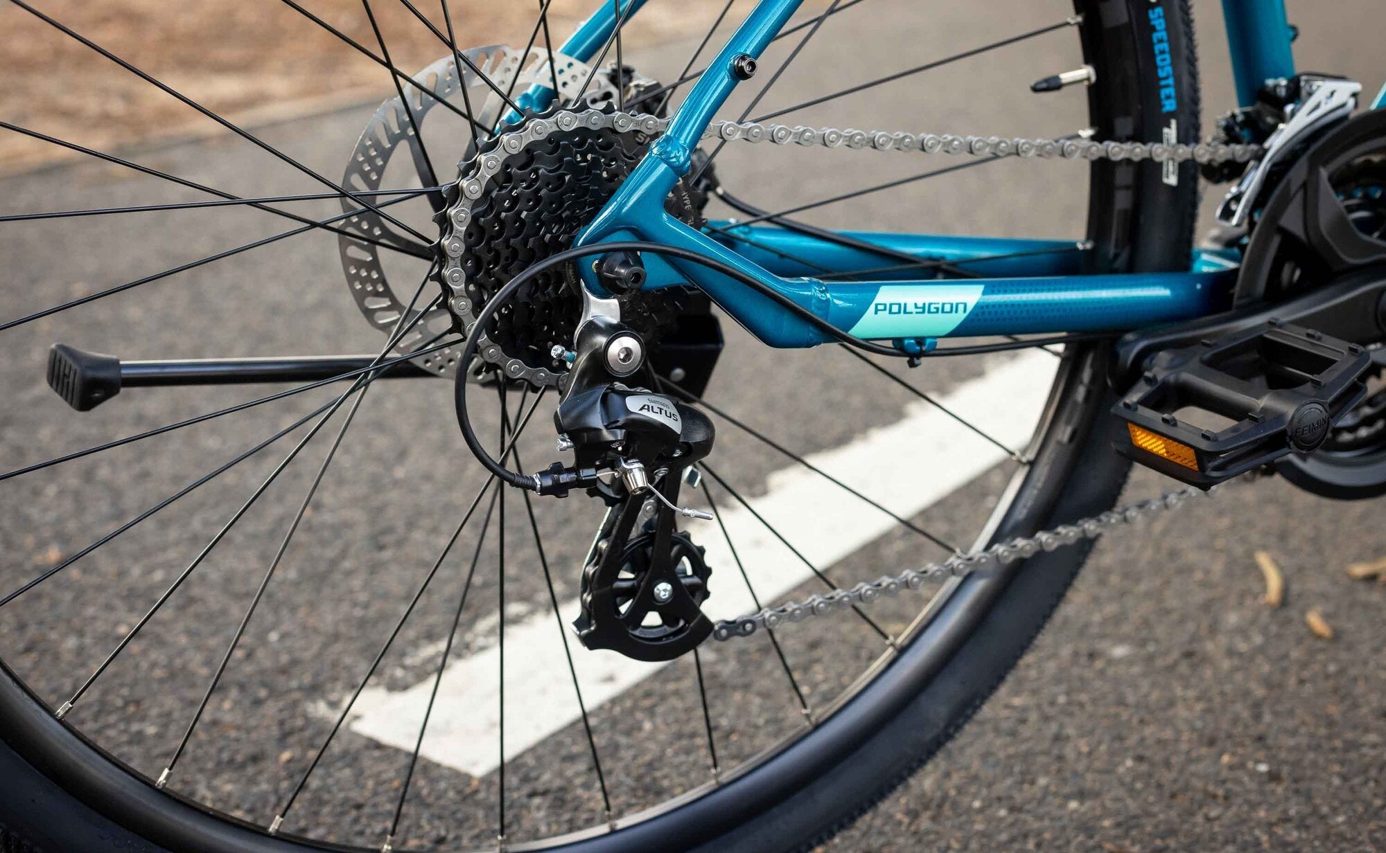 Polygon Path 2 Urban Commuter Bike - Lightweight Aluminum Frame, 21-Speed Gears for City Riding | Perfect for Daily Commute, Exercise & Urban Adventures