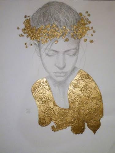 Premium Gold Foil Imitation Sheets for Art & Craft Projects - 2.5