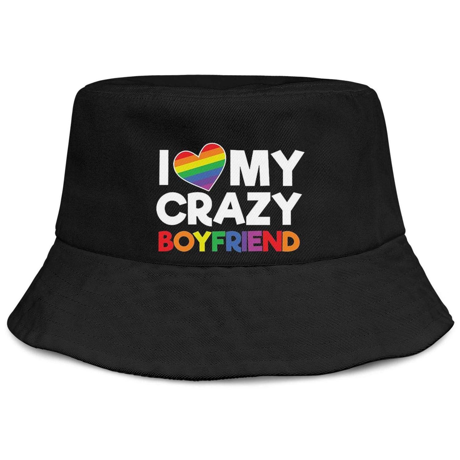 Gay Pride Rainbow Logo Unisex Bucket Hat - Adjustable Sun Hat for Golf, Beach, Outdoor & Pride Events - LGBTQ+ Fashion Accessory