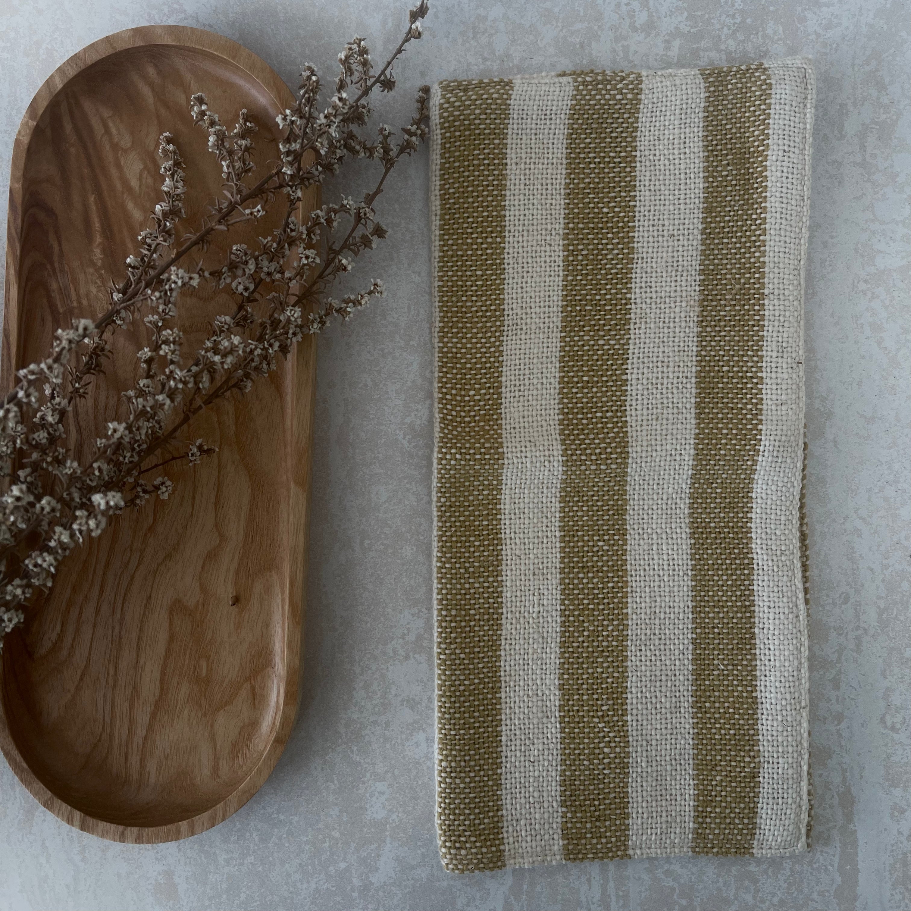 Organic Plant-Dyed Hand Loomed Cotton Face Washer | Eco-Friendly Facial Cleansing Cloth | Perfect for Sensitive Skin & Daily Skincare Routine
