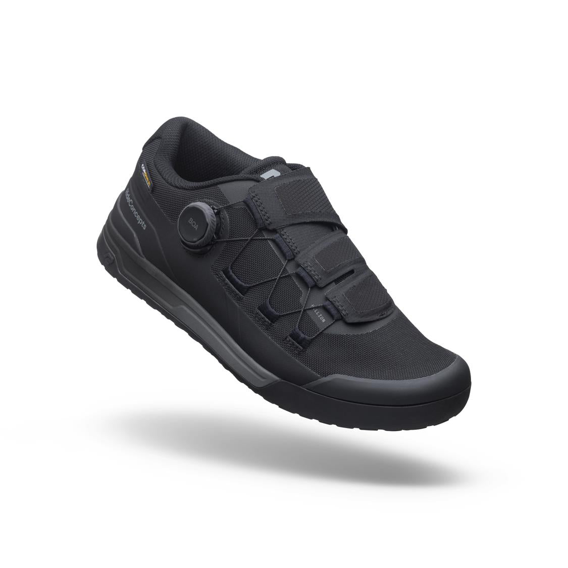 Ride Concepts Men's Hellion BOA MTB Shoes - Black Cycling Shoes for Mountain Biking & Trail Riding - Durable & Comfortable Bike Shoes for Off-Road Adventures