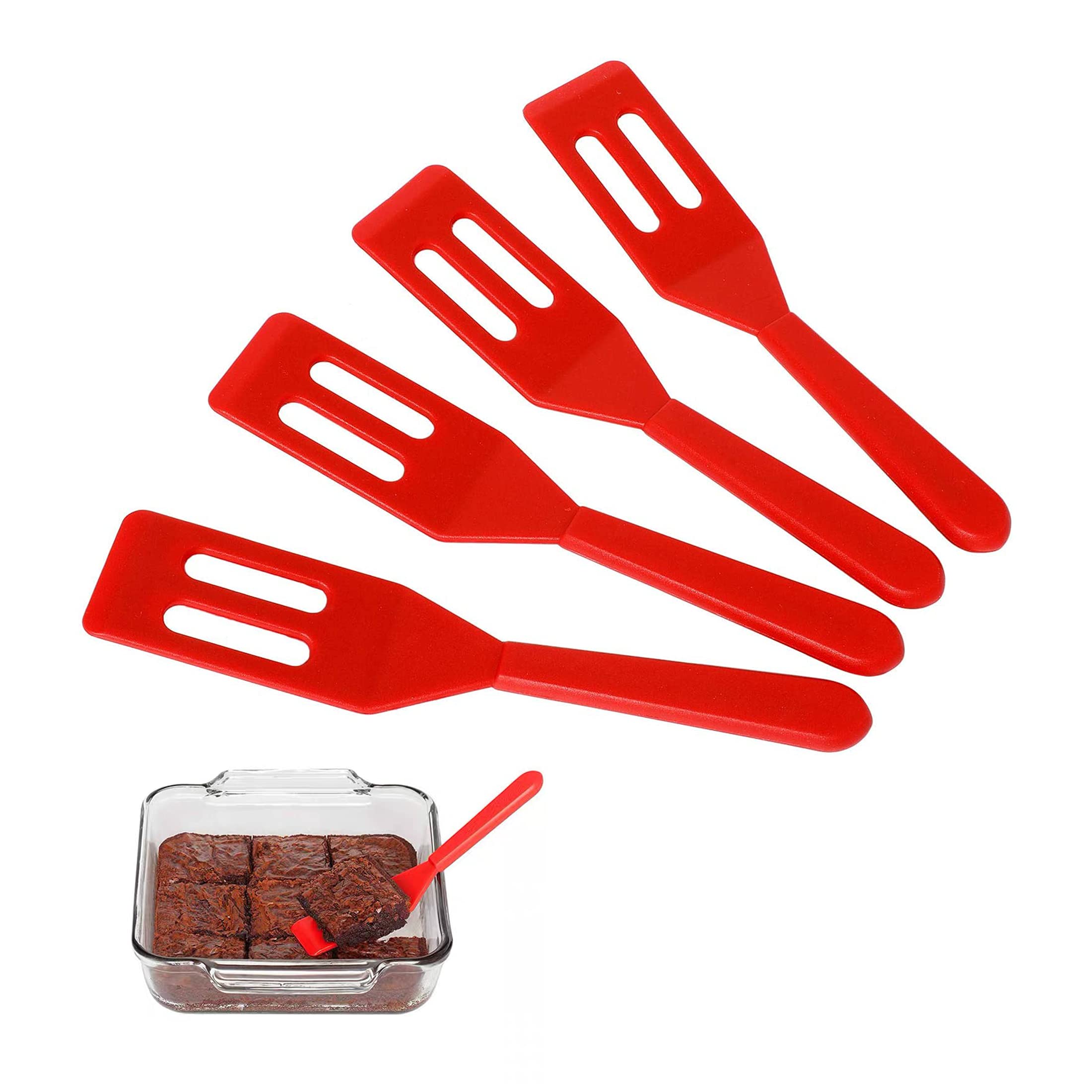 Brownie Serving Spatula - Heat Resistant Silicone Spatula for Baking & Cooking - Nonstick Kitchen Utensil for Cakes, Cookies & Brownies - Perfect for Home Bakers & Professional Chefs
