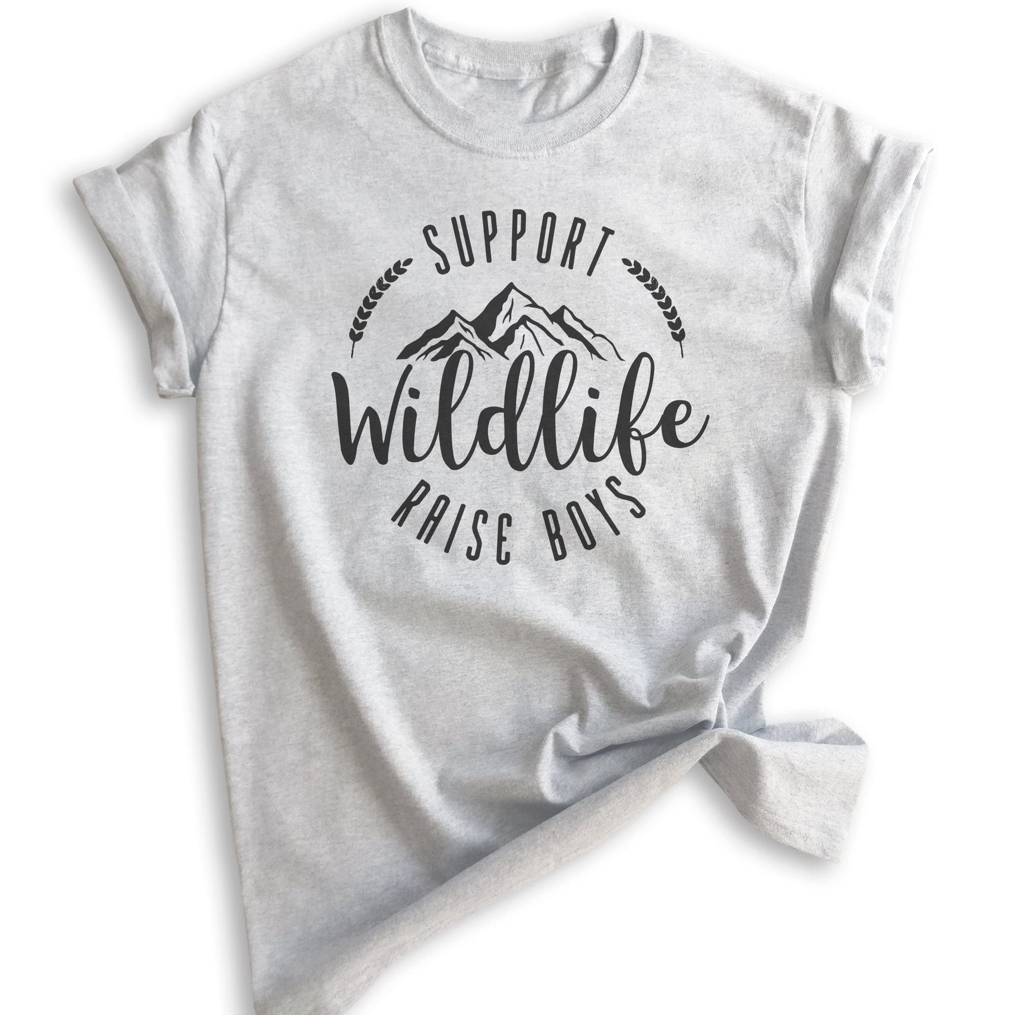 Wildlife Conservation T-Shirt for Moms - Funny Boy Mom Shirt, Unisex Women's Tee - Perfect for Animal Lovers & Parenting Humor (Great for Zoo Trips, Birthday Gifts & Casual Wear)