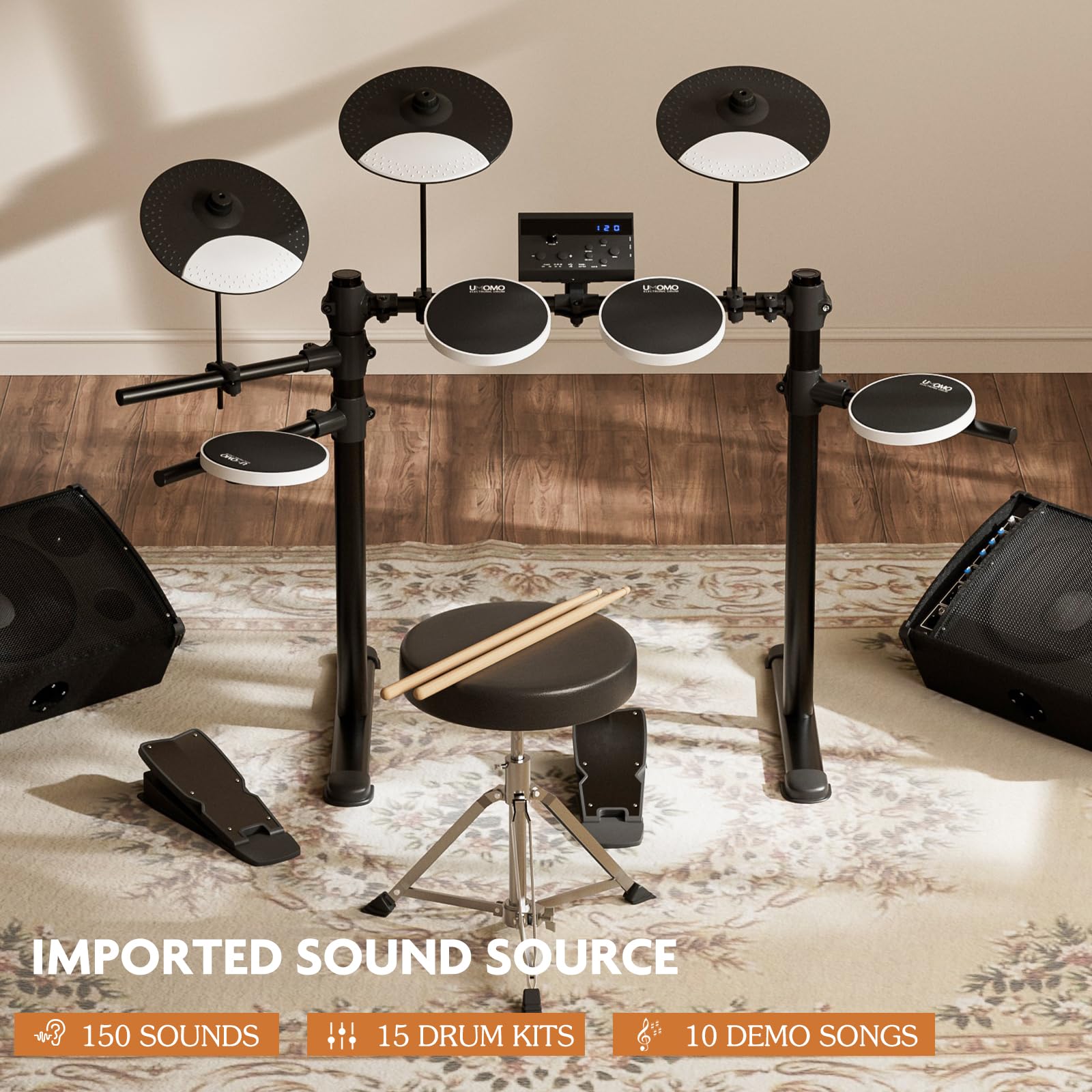 UMOMO Electric Drum Kit - 10