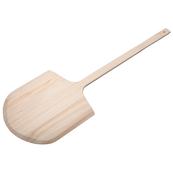 Winco 14x15 Inch Wooden Pizza Peel with 42 Inch Handle - Perfect for Home Baking, Pizzeria & Outdoor Pizza Ovens