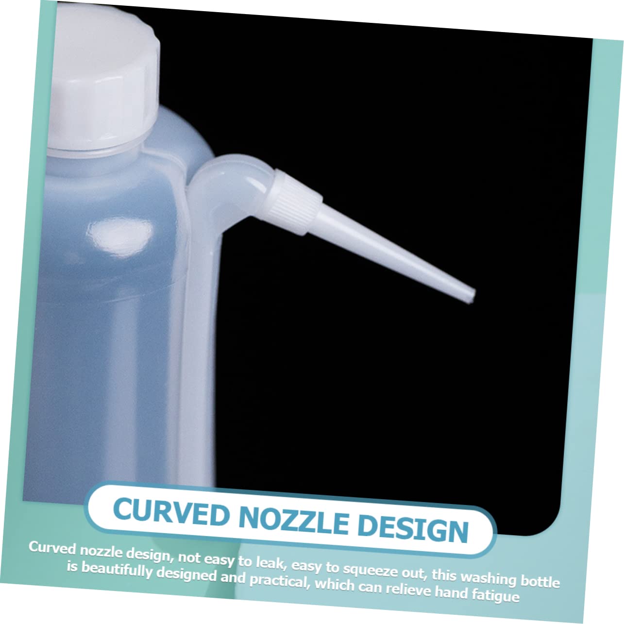2-Pack FUNOMOCYA Wide Mouth Rinse Bottles with Side Pipe & Dropper - Plastic Wash Bottles for Laboratory, Mouthwash Dispensing, and Cleaning - Ideal for Science Labs, Dental Offices, and Home Use