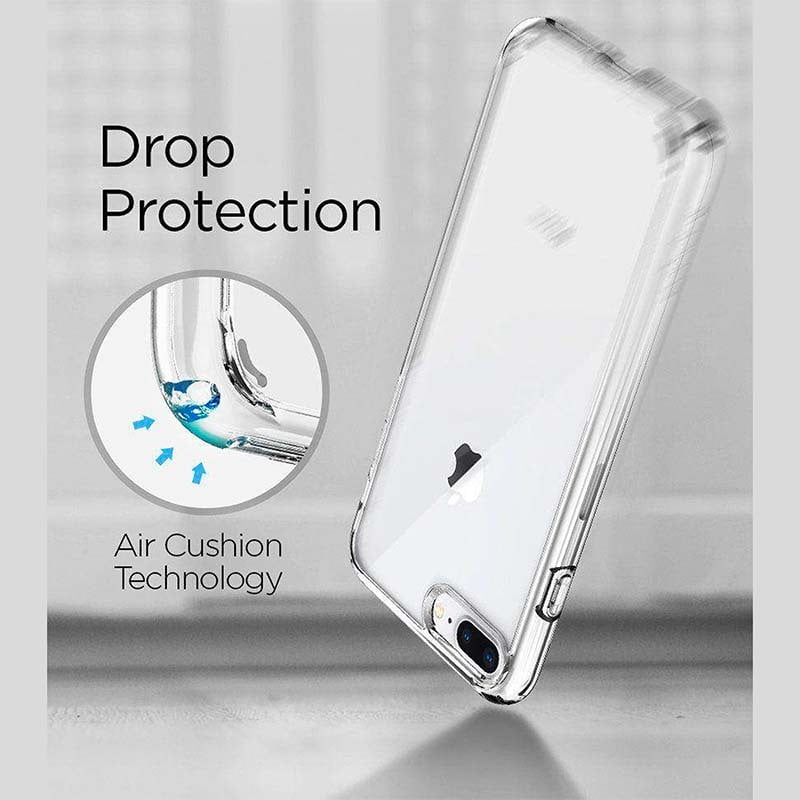 iShield Crystal Palace Clear Protective Case for iPhone 6/7/8 Plus - Shockproof & Scratch-Resistant Cover for Everyday Use, Work & Travel
