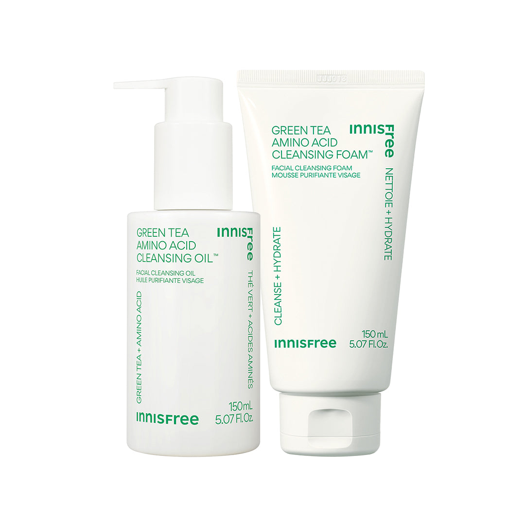 Fresh Start Double Cleansing Duo - Oil & Foam Cleanser Set for Deep Pore Cleansing | Perfect for Morning & Night Skincare Routine