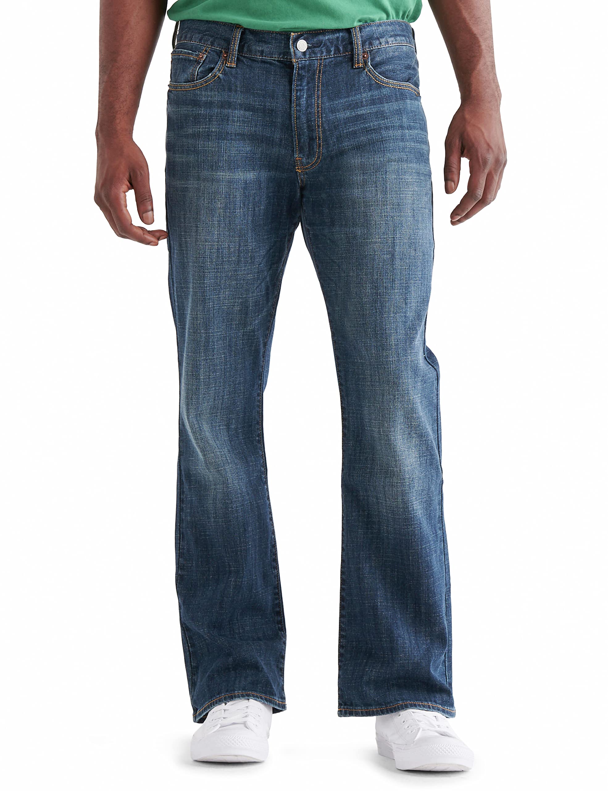 Lucky Brand Men's Slim Fit Stretch Denim Jeans - Comfortable Straight Leg Casual Pants for Everyday Wear | Perfect for Work, Weekend & Outdoor Activities