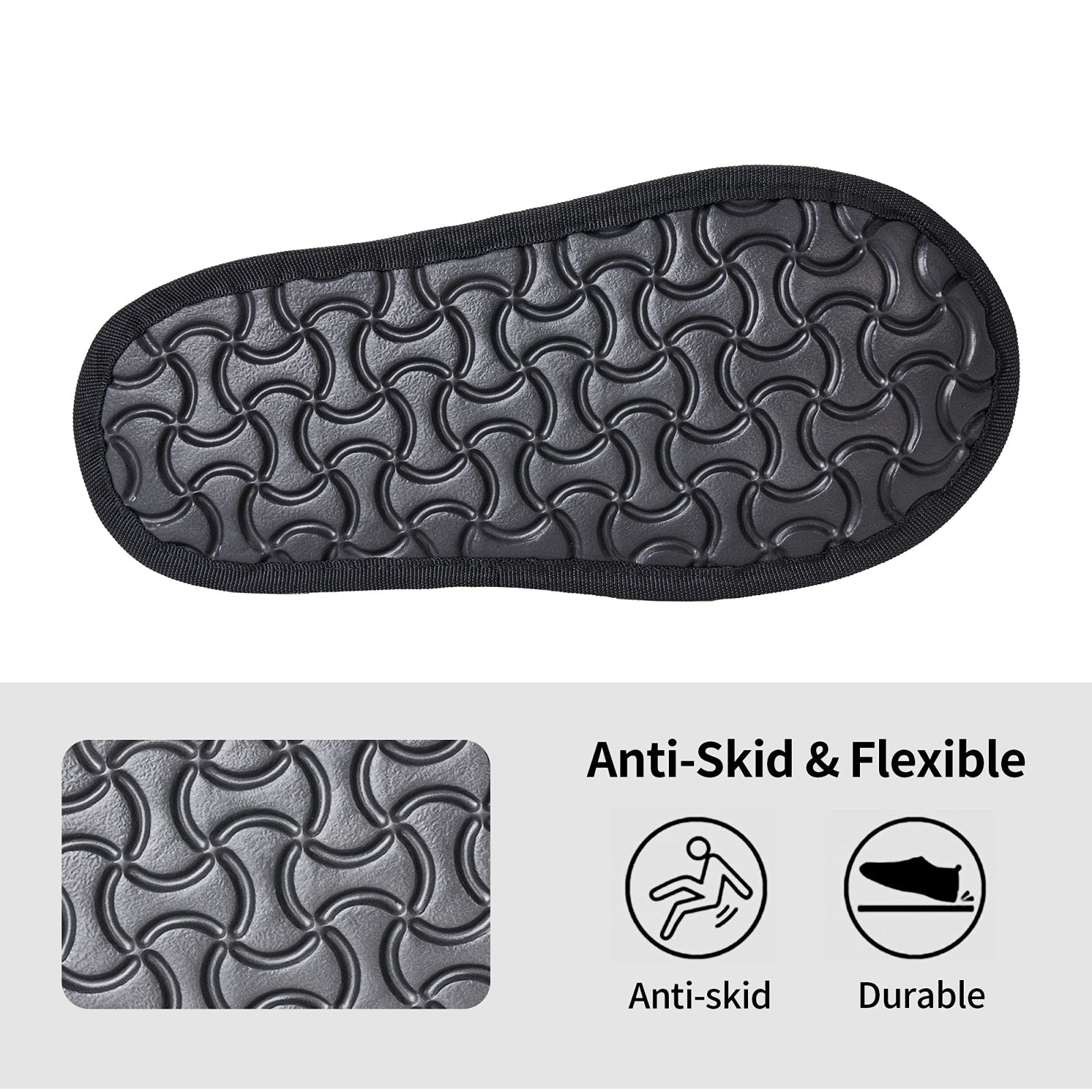 Men's Green Cannabis Leaf Memory Foam Slippers - Anti-Slip Sole House Shoes for Indoor/Outdoor Wear - Perfect for Relaxing at Home, Lounging or Casual Use