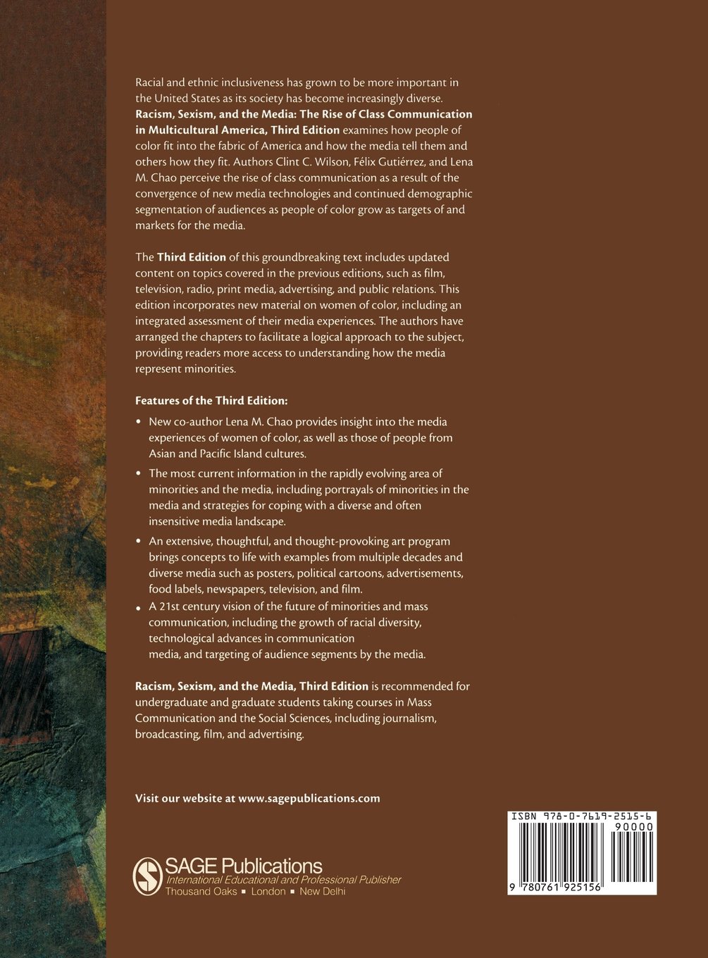Racism, Sexism, and Media Representation: Class Communication in Multicultural America | Social Issues Book for College Students & Researchers