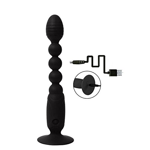 WALLER PAA Remote Control Vibrating Anal Beads - Rechargeable Prostate Massager for Men & Women - Couples Adult Sex Toy for Solo Play & Partnered Fun