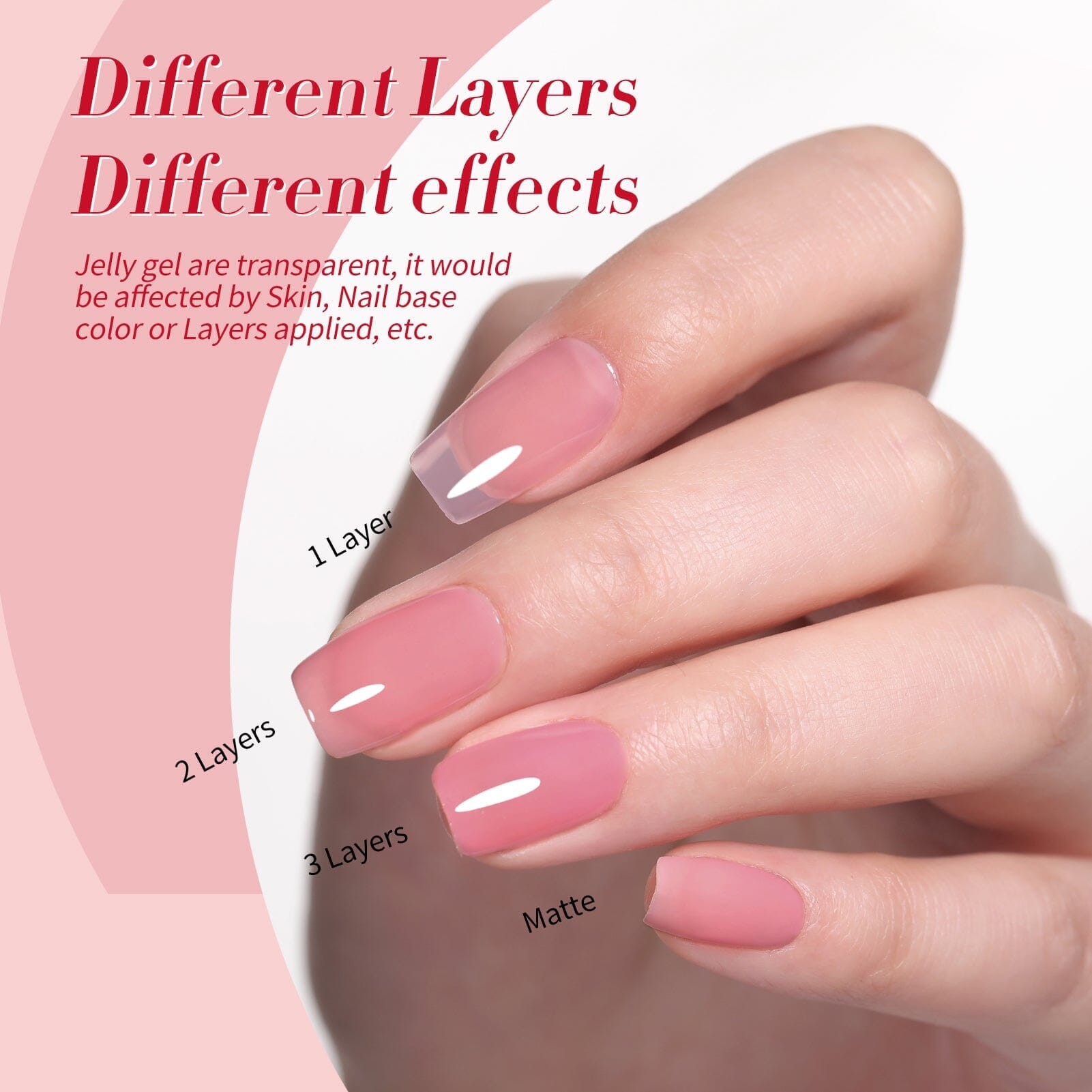 6 Colors Gel Nail Polish Set - Fantasy Rose Mixed Shades, 7ml Each, Long-Lasting & Chip-Resistant - Perfect for Manicures, Pedicures, and Nail Art Designs