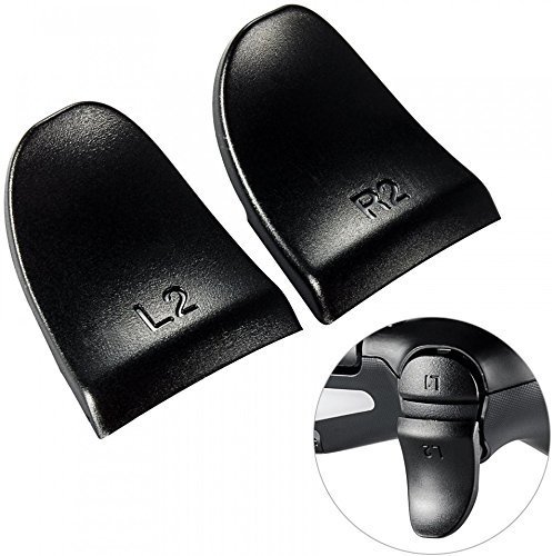 PS4 Controller Trigger Extenders - L2 R2 Button Extensions for PS4, PS4 Slim & PS4 Pro - Improve Gaming Performance for FPS, Racing & Action Games