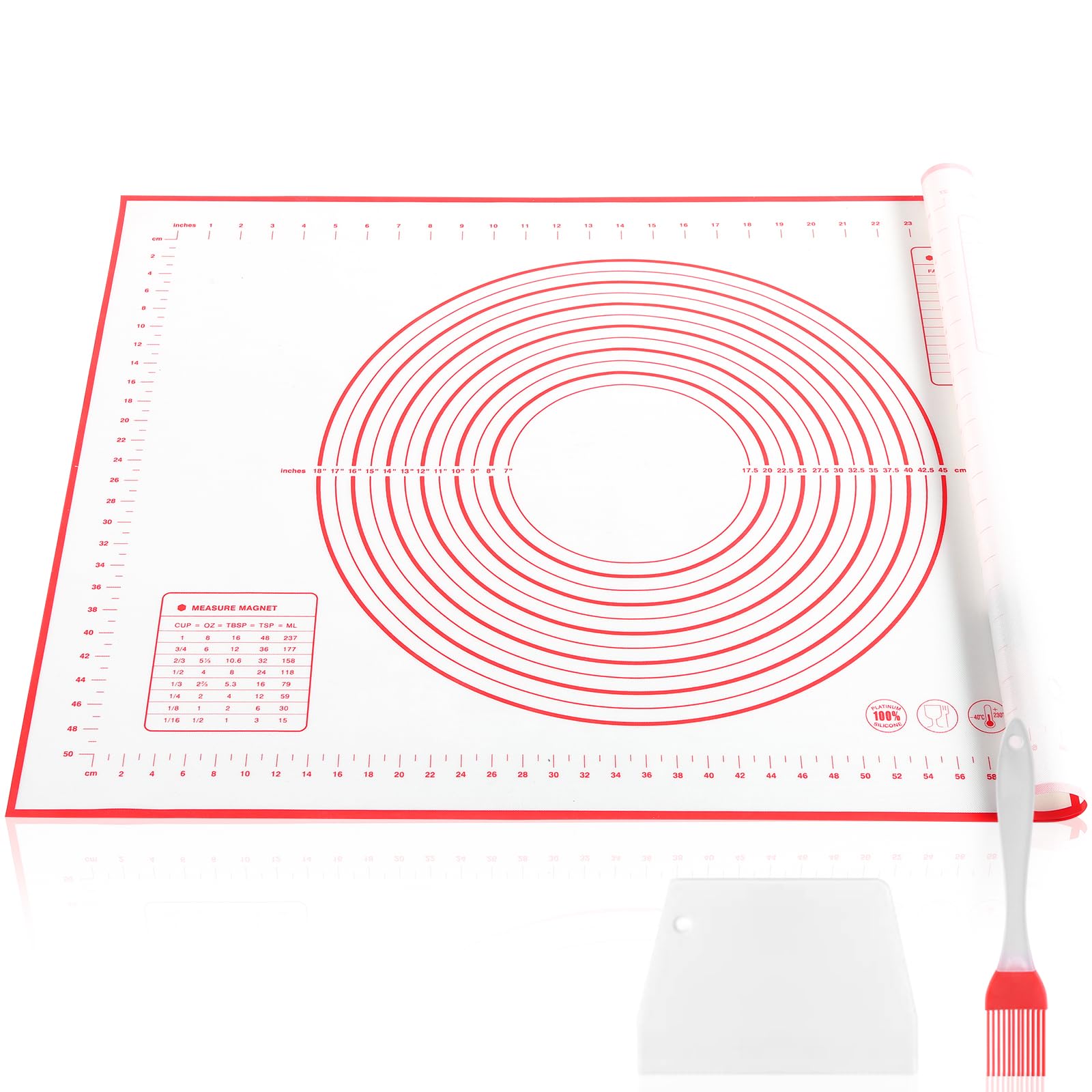 Premium Non-Slip Silicone Dough Kneading Mat 35