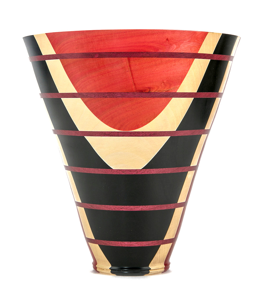 Handcrafted Pink Lady Ceramic Vessel by Rob Woodward - Elegant Home Decor for Living Room, Bedroom & Office