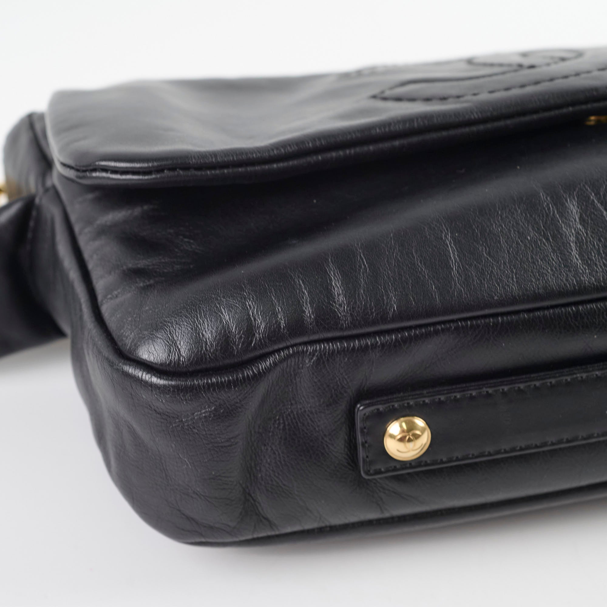 Chanel Rodeo Drive Flap Bag Black Leather - Luxury Designer Handbag for Women | Perfect for Parties, Date Nights & Special Occasions