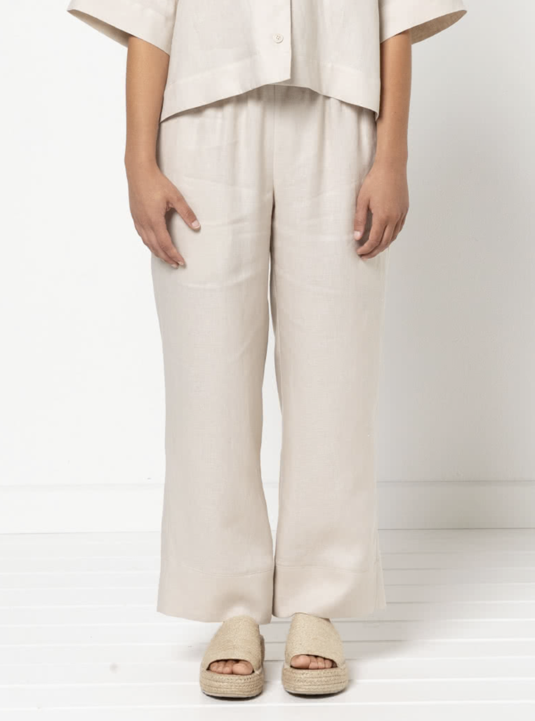 Style Arc Albie Woven Pant & Short - Women's Fashion Trousers & Shorts (Size 4-16) | Perfect for Casual Wear, Office Outfits & Summer Vacation