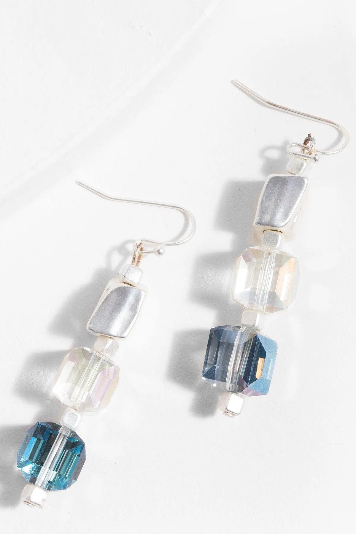 Bead and Stone Dangle Earrings for Women - Handmade Bohemian Jewelry - Perfect for Parties, Weddings & Everyday Wear