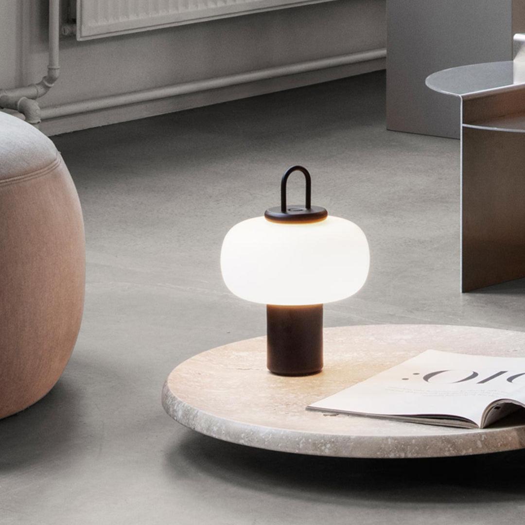 Modern Nox Table Lamp - Adjustable LED Desk Light with USB Charging Port, Warm White & Cool White Light Modes - Perfect for Bedroom, Office, and Study Room Reading