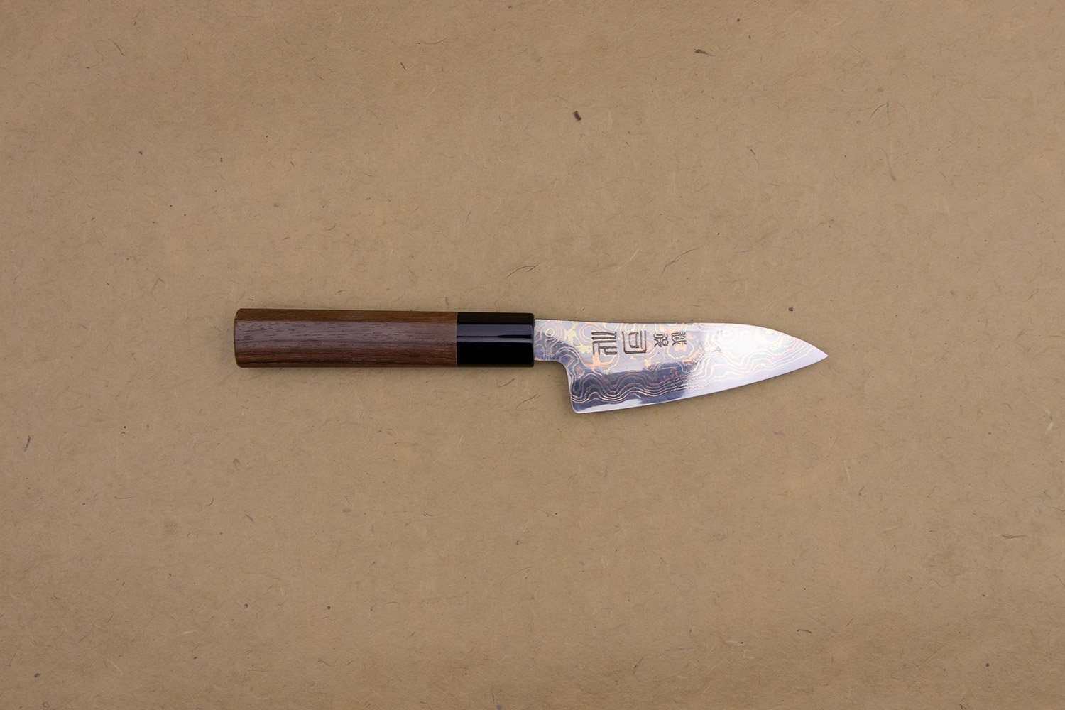 Tsukasa Hinoura VS2 Color Damascus Petty Knife 120mm - Premium Japanese Kitchen Knife for Slicing, Chopping & Precision Cutting