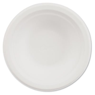 Chinet Classic White Paper Bowls 12 oz - 125/Pack, 1000/Carton - Disposable Microwave Safe Bowls for Parties, Picnics & Catering - Eco-Friendly Made with Reclaimed Fiber - Cut Resistant Paper Bowls Bulk Pack