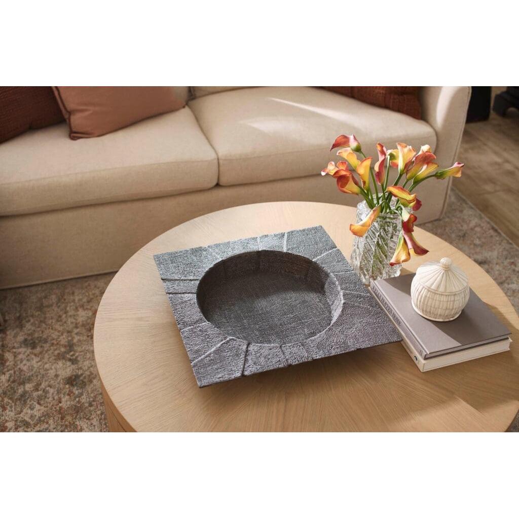Cyan Design 11658 Baxter Tray - Antique Pewter Small Serving Tray for Coffee, Tea & Desserts | Elegant Home Decor & Party Serving Accessory