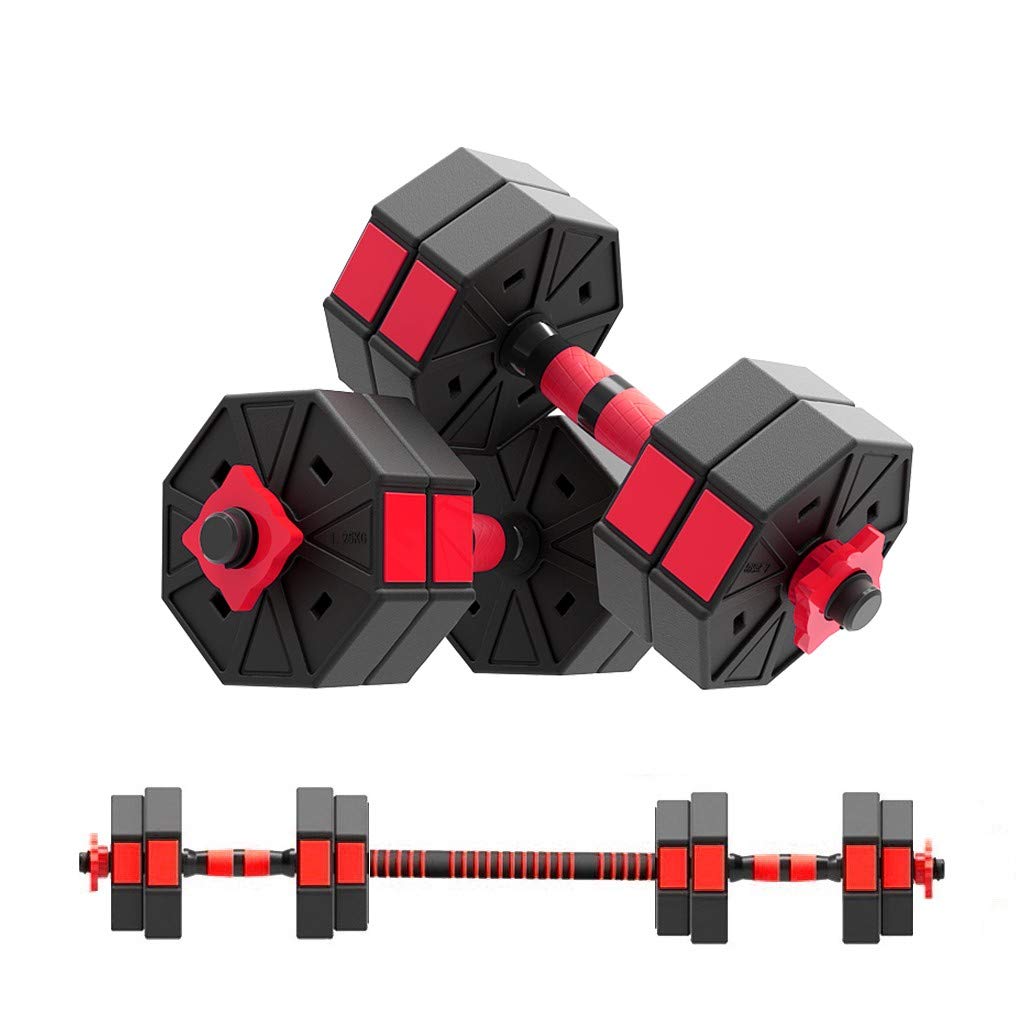 Cattliy Adjustable Dumbbell Set with Connecting Rod - 5-50lbs Home Gym Weights for Strength Training, Workout Equipment for Men & Women | Perfect for Home Fitness, Muscle Building & Weightlifting Exercises