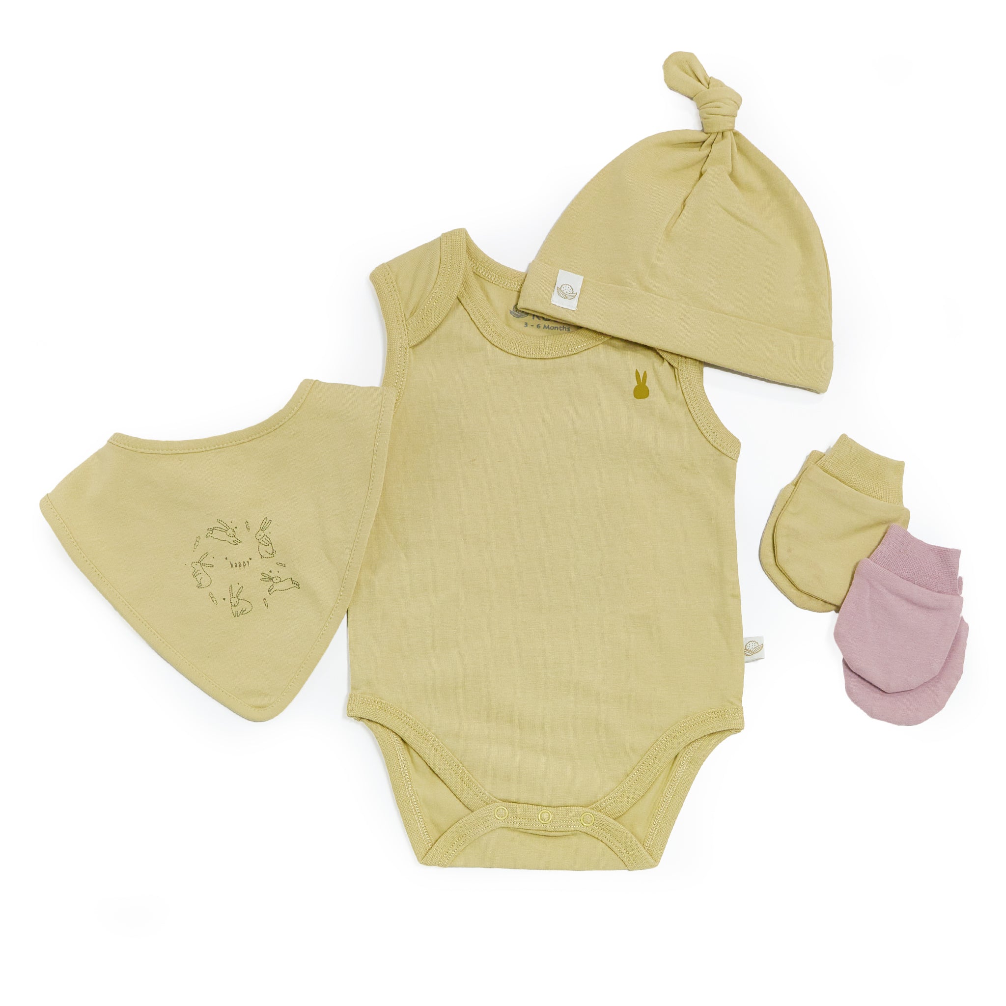 Organic Newborn Essentials Gift Set - Eco-Friendly Baby Clothes & Accessories for Newborns | Perfect for Baby Showers, Christenings & First-Time Parents